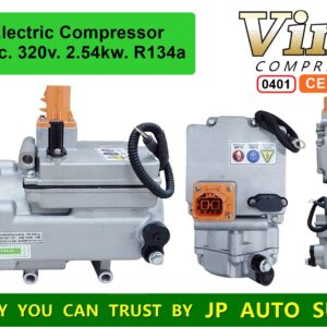 0401 *COM. ไฟฟ้า 27cc. 320v. 2.54 kw. R134a ปลั๊กส้ม-ออกบน ใหม่