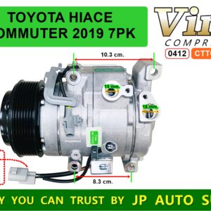 0412 *COM. TOYOTA  HIACE  COMMUTER  2019  7PK   ใหม่